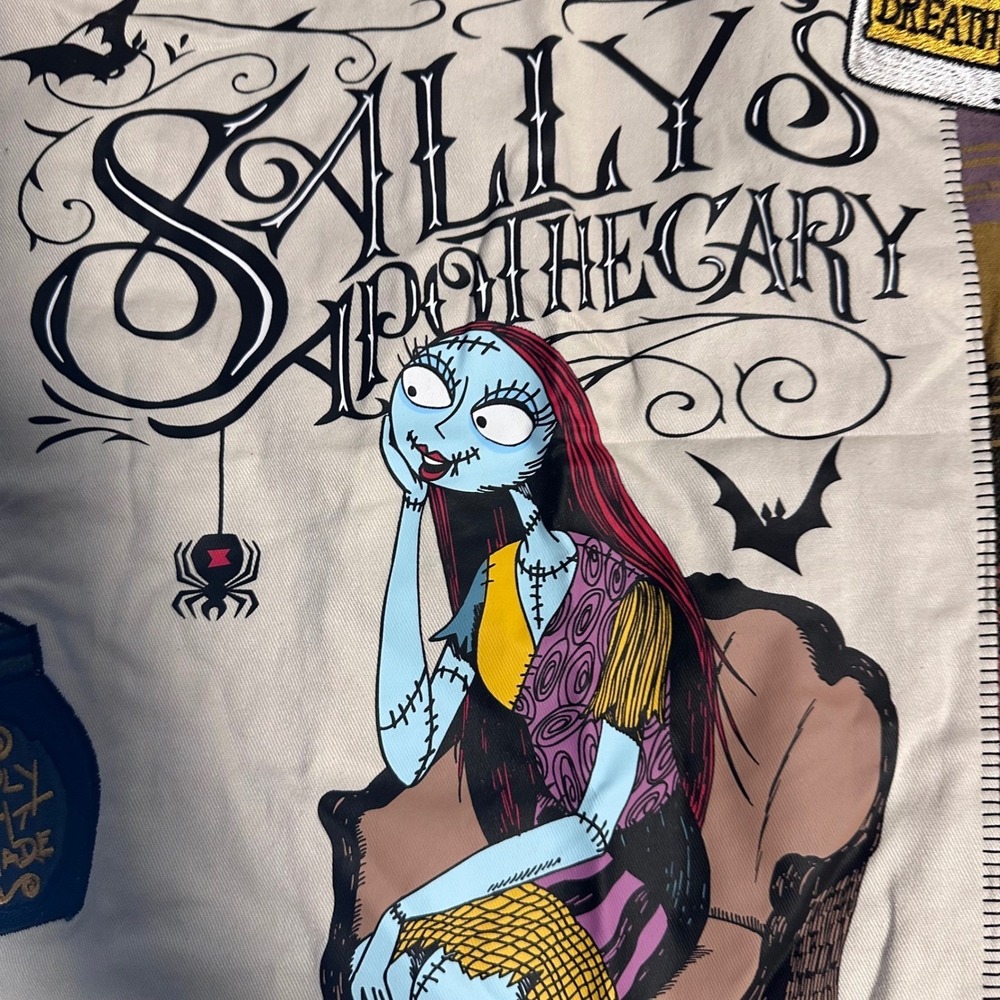 Disney Our Universe Sally Striped Flannel Shirt Nightmare Before Christmas - Picture 12 of 14